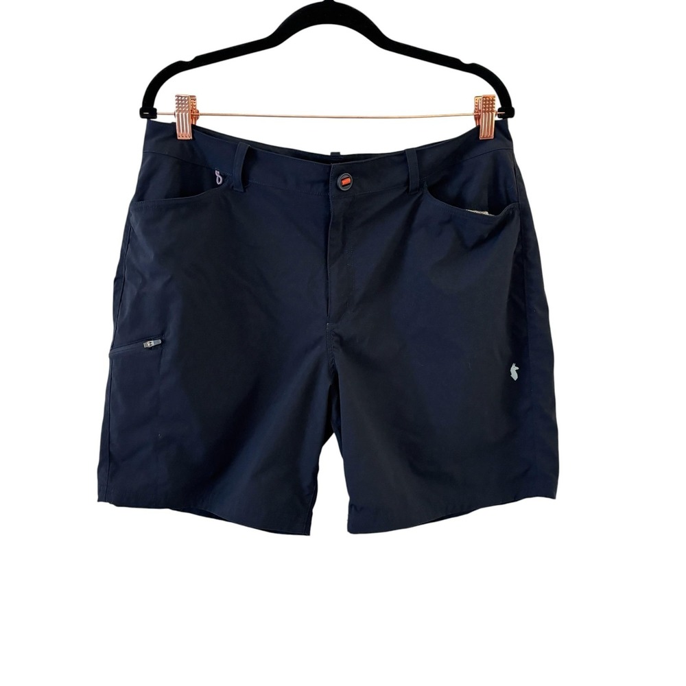 Cotopaxi Shorts Mens 34 Navy Blue Chino Quick Dry Stretch Travel Hiking 7"